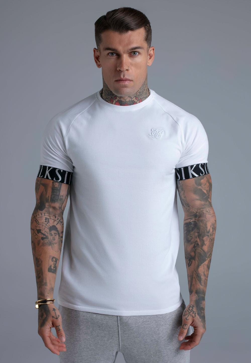 sik silk White Tech T-Shirt