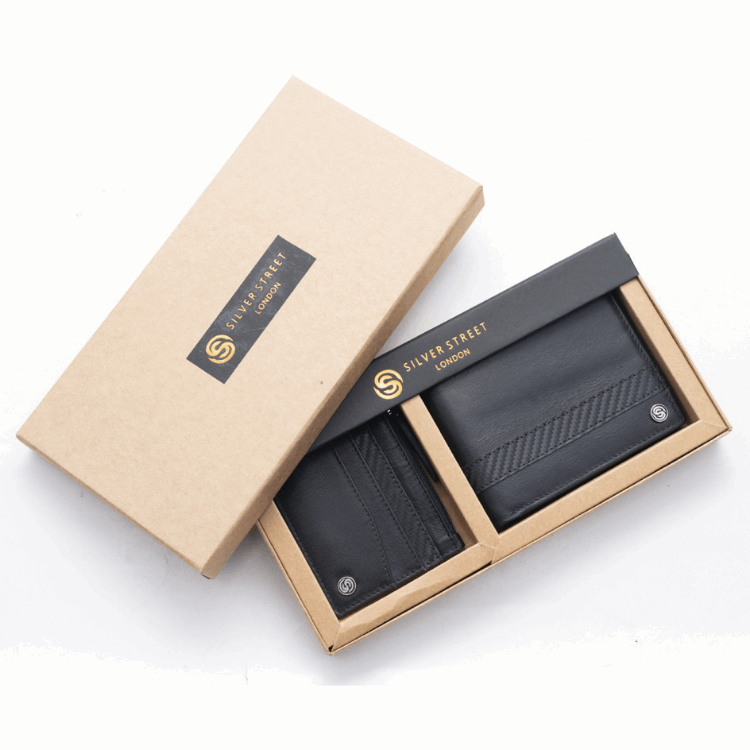 Silver Street London Fran Leather Wallet & Cardholder Giftset