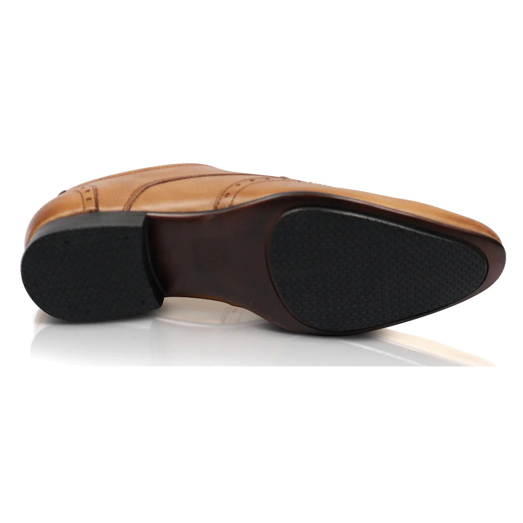 Silver Street London Leather Smart Formal Leather Brogue Shoes