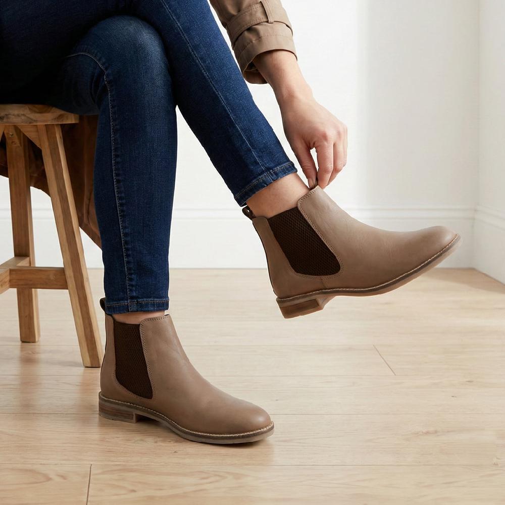 silver street london II Leather Chelsea Boots