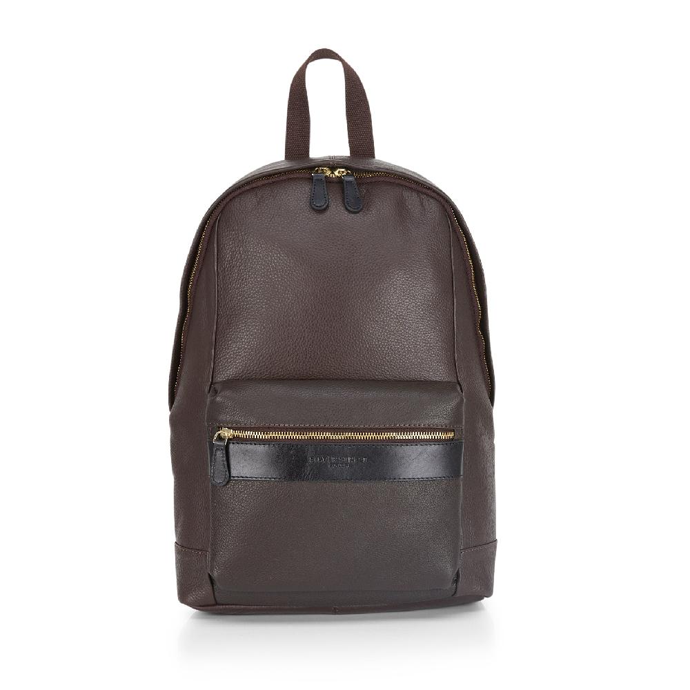 silver street london Leather Backpacks