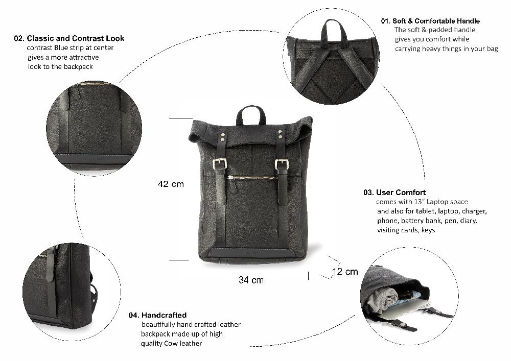 Silver Street London Leather Backpacks