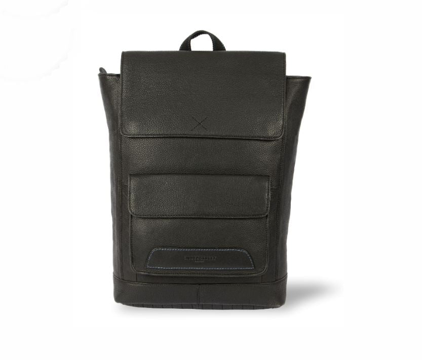 silver street london Leather Backpacks