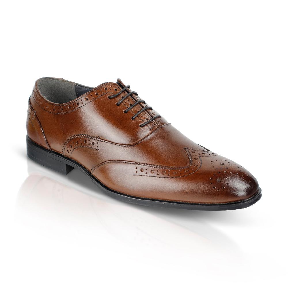 Silver Street London Leather Brogue Oxfords Shoes