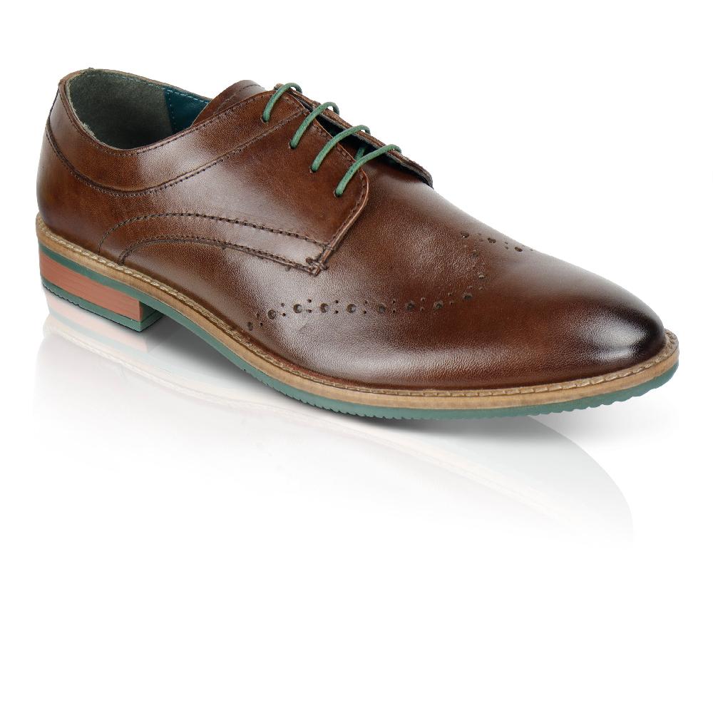 Silver Street London Leather Brogue Shoes