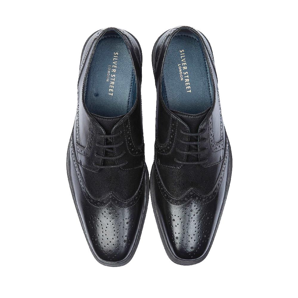 Silver Street London Leather Brogue Shoes