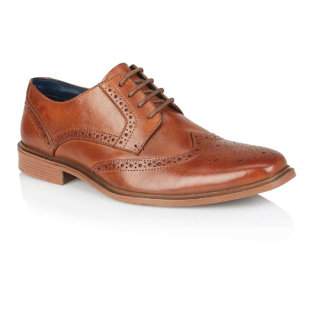 Silver Street London Leather Brogue Shoes