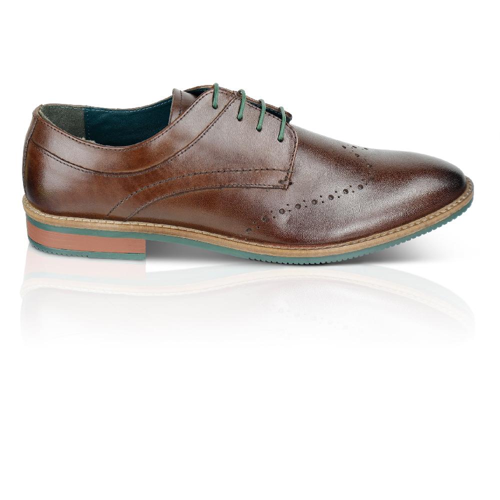 silver street london Leather Brogue Shoes