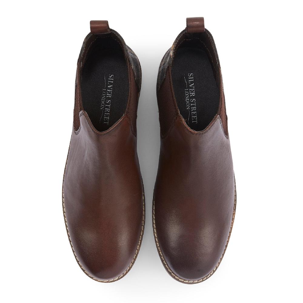 Silver Street London Leather Chelsea Boots