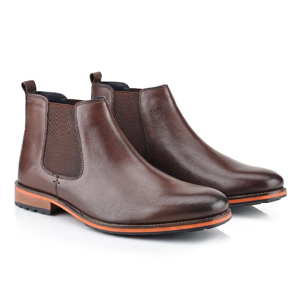 Silver Street London Leather Chelsea Boots