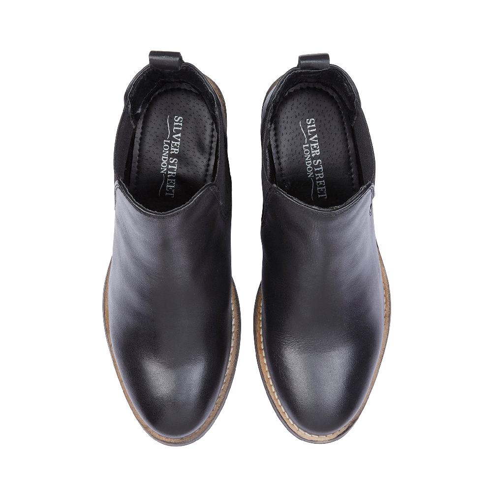 Silver Street London Leather Chelsea Boots