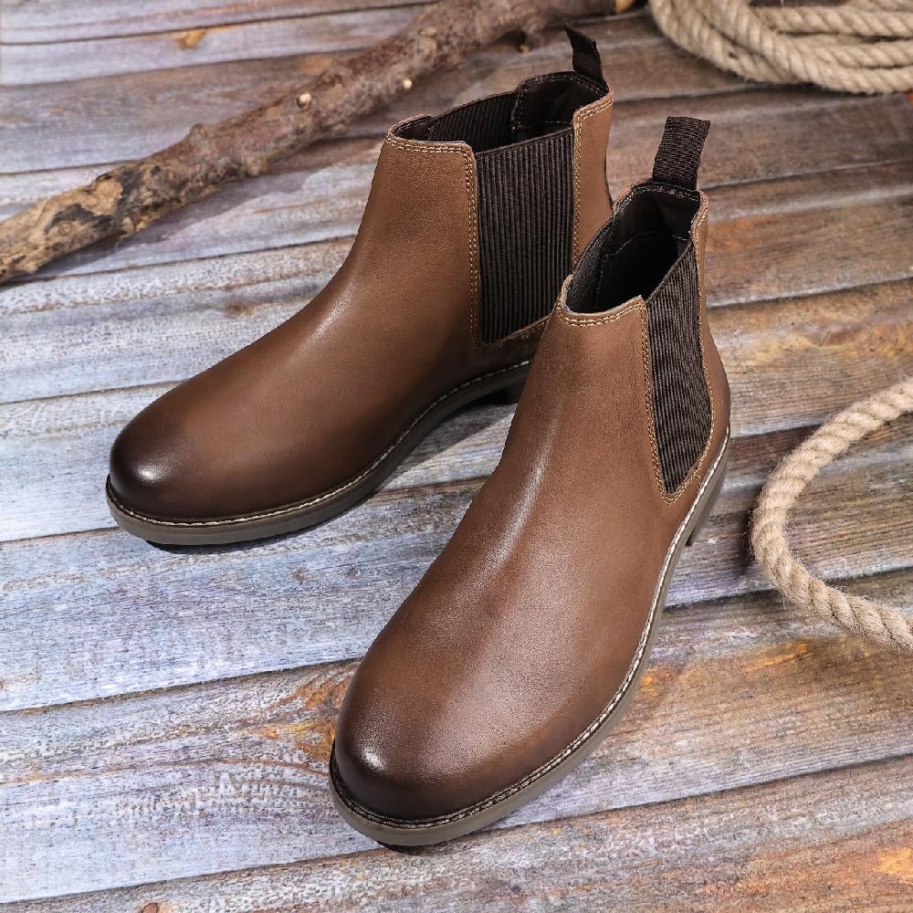 Silver Street London Leather Chelsea Boots