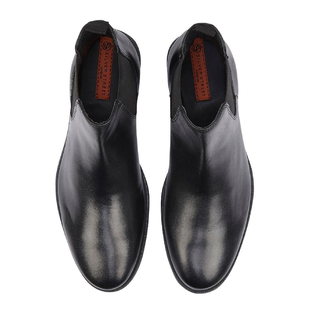 Silver Street London Leather Chelsea Boots