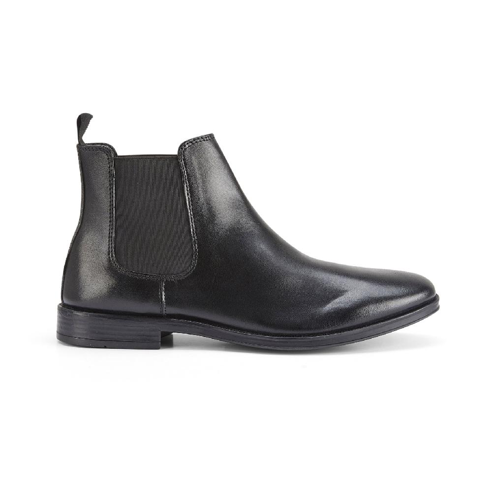 silver street london Leather Chelsea Boots