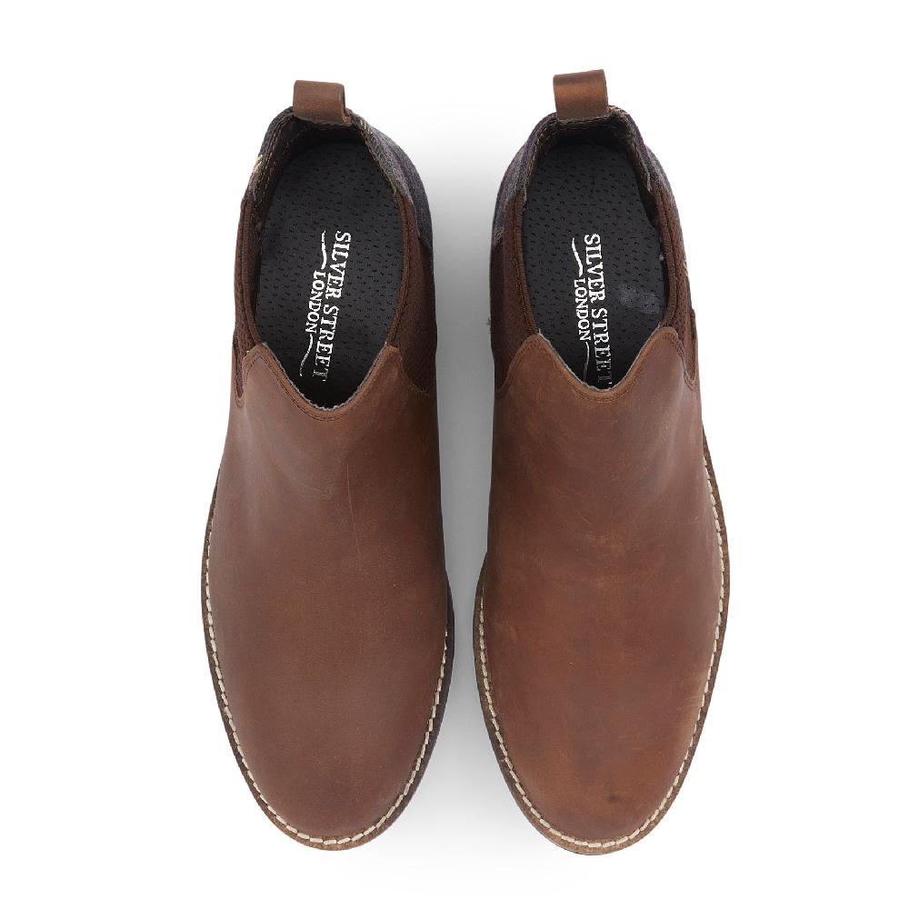 Silver Street London Leather Chelsea Boots