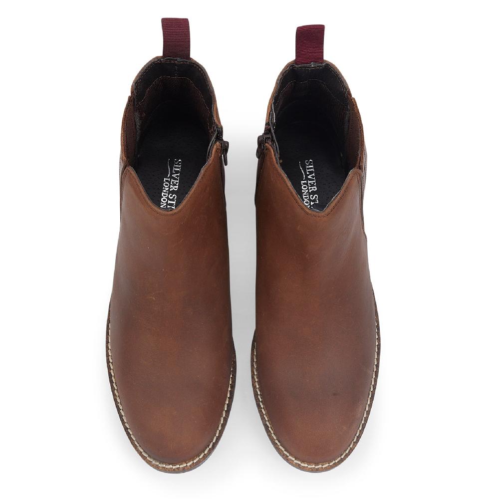 Silver Street London Leather Chelsea Boots