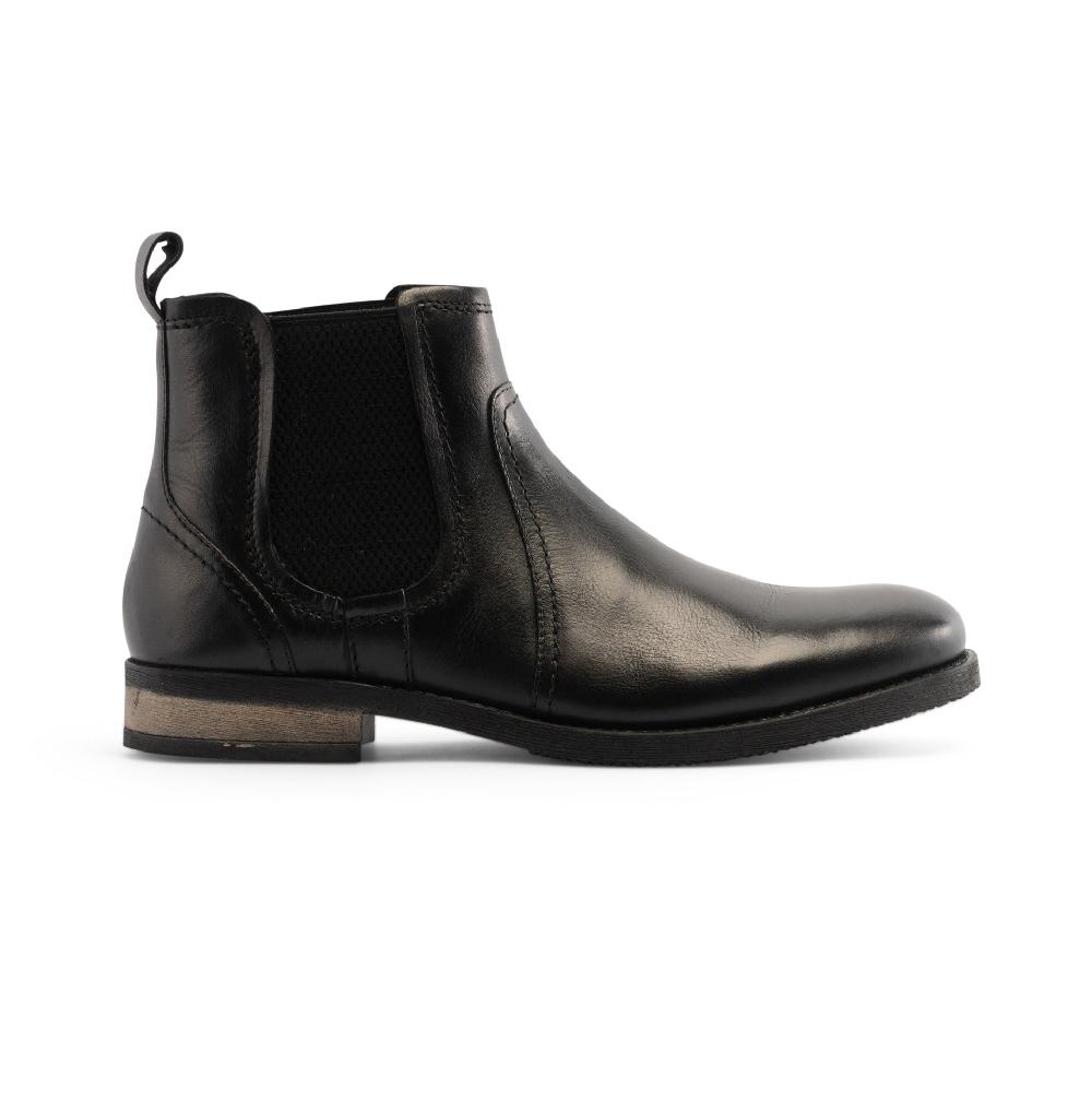 silver street london Leather Chelsea Boots