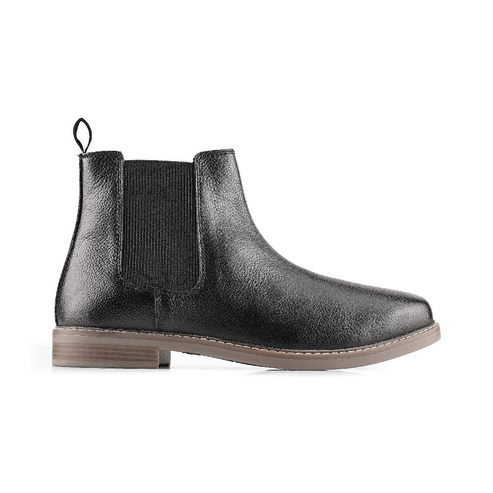 silver street london Leather Chelsea Boots