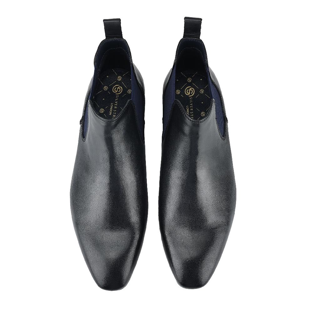 Silver Street London Leather Chelsea Boots