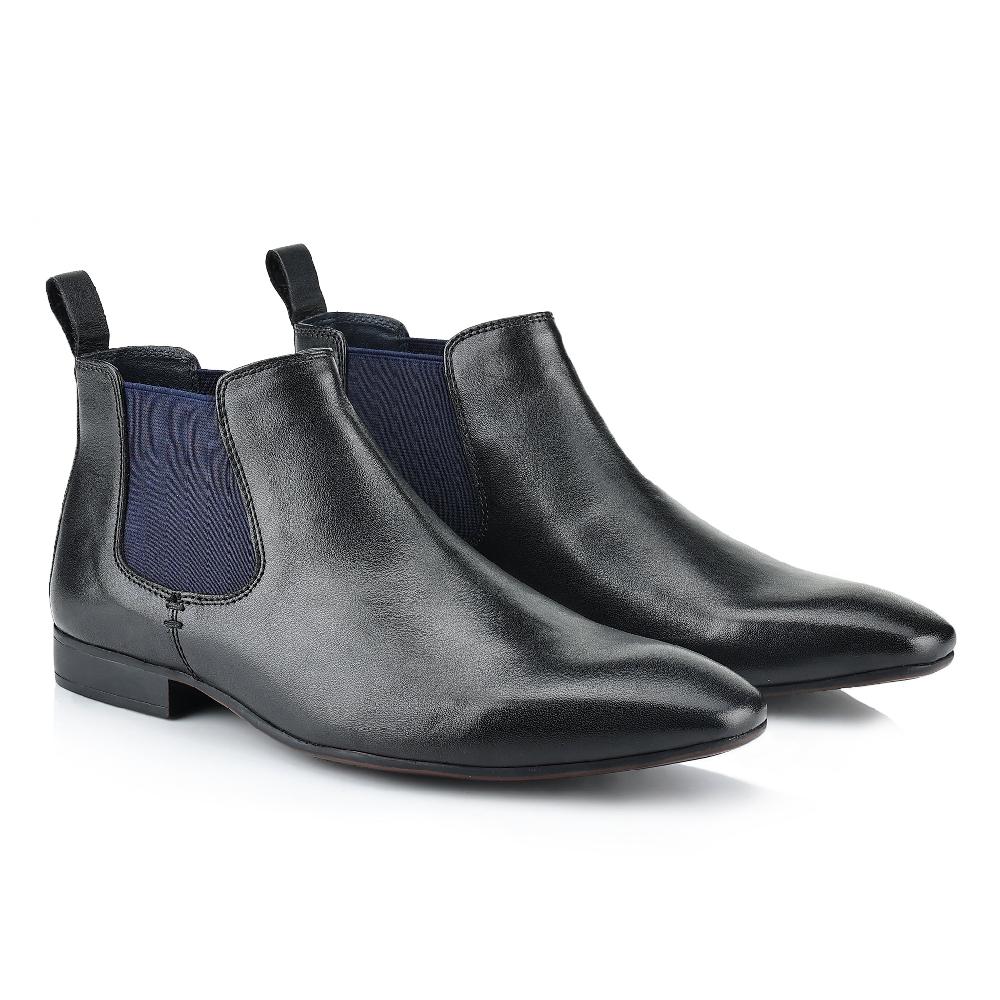 Silver Street London Leather Chelsea Boots