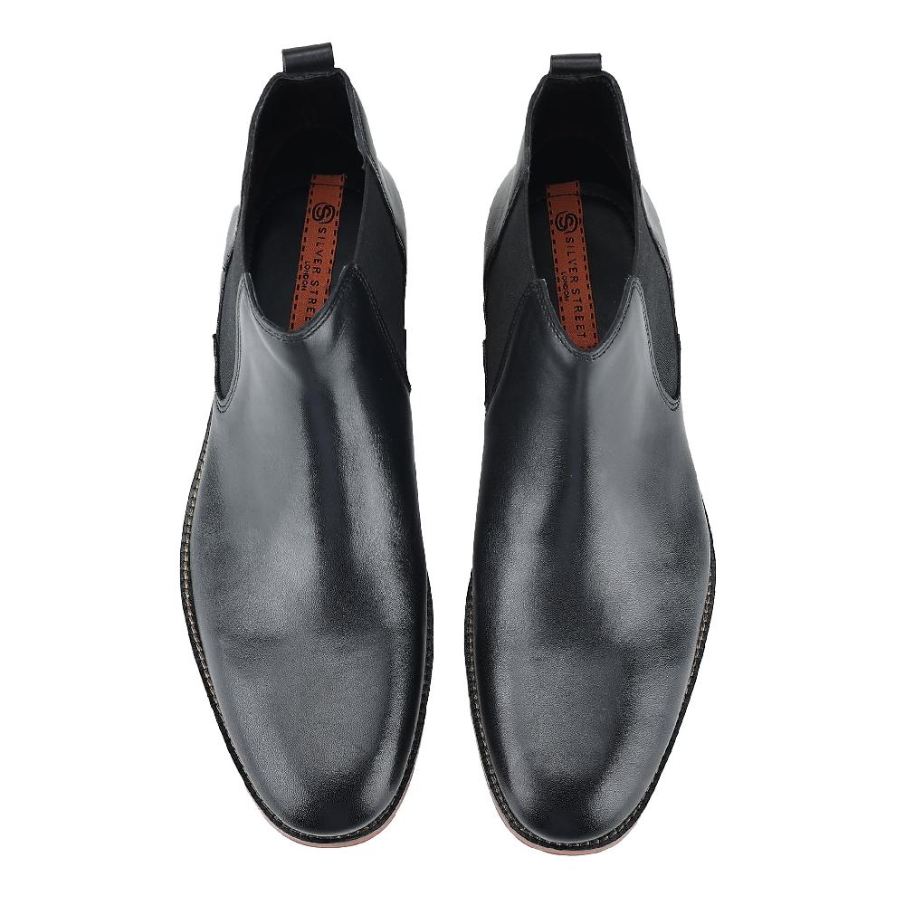 Silver Street London Leather Chelsea Boots