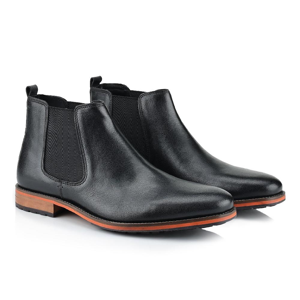 Silver Street London Leather Chelsea Boots