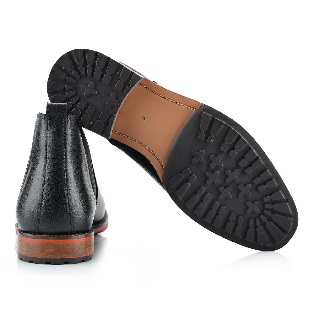 Silver Street London Leather Chelsea Boots