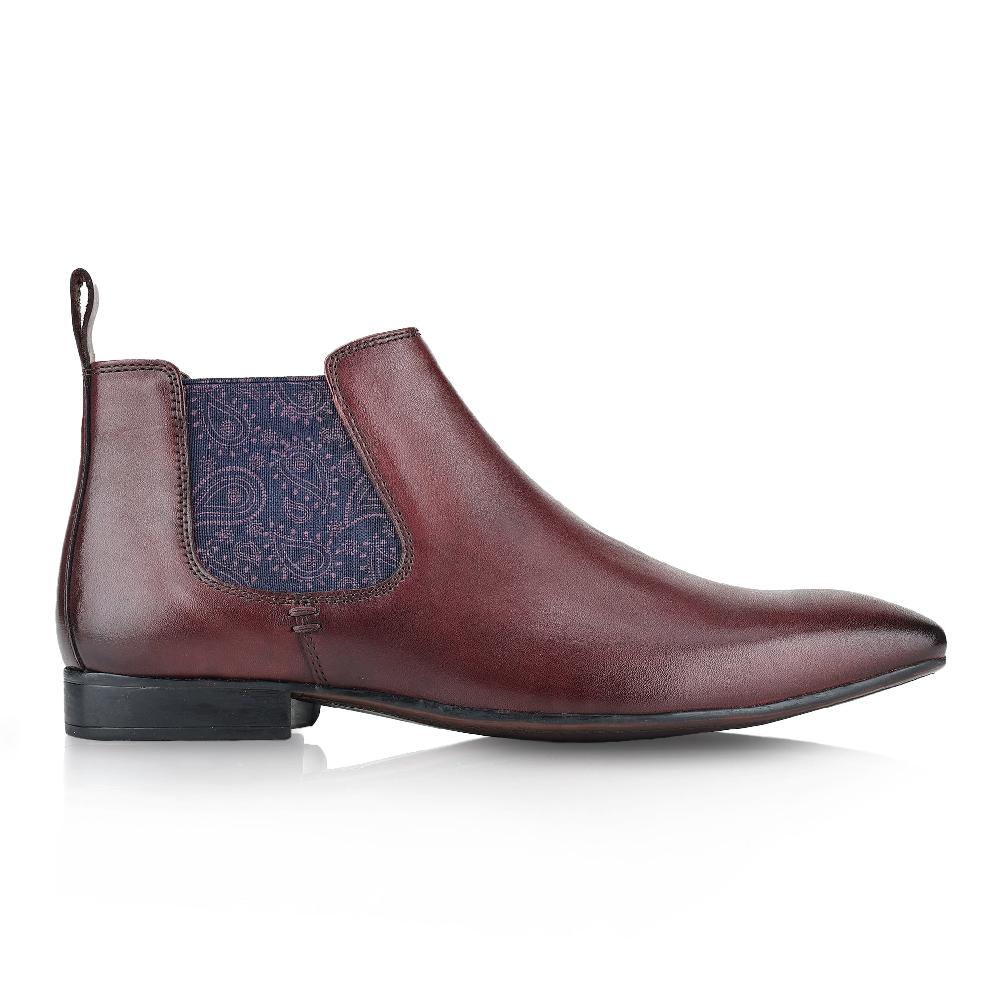 silver street london Leather Chelsea Boots