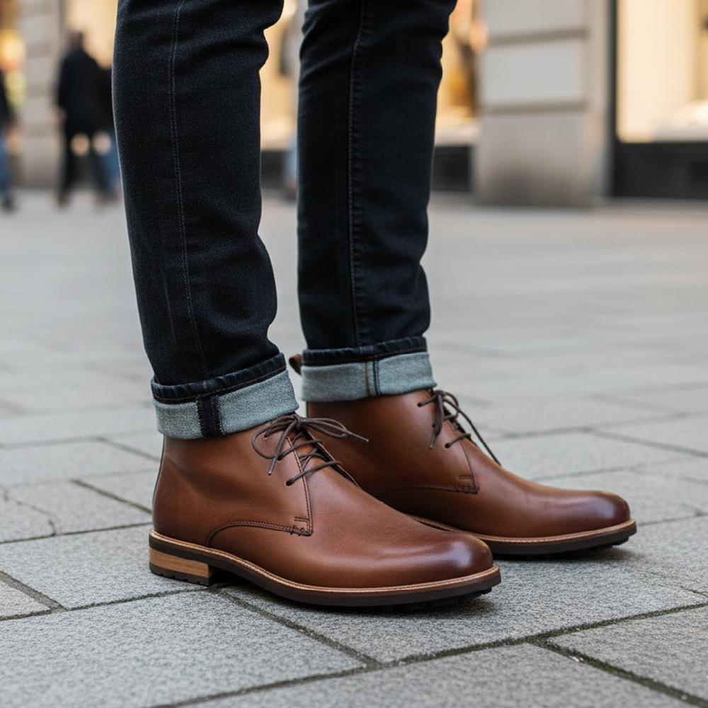 Silver Street London Leather Chukka Boots