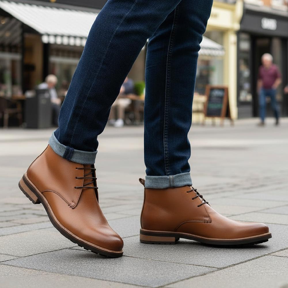 Silver Street London Leather Chukka Boots