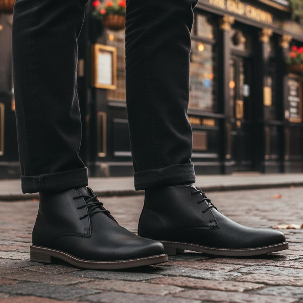 Silver Street London Leather Chukka Boots