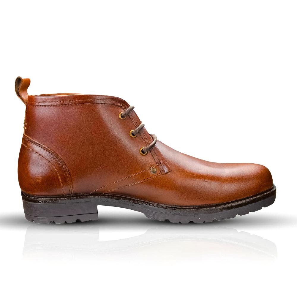 silver street london Leather Chukka Boots