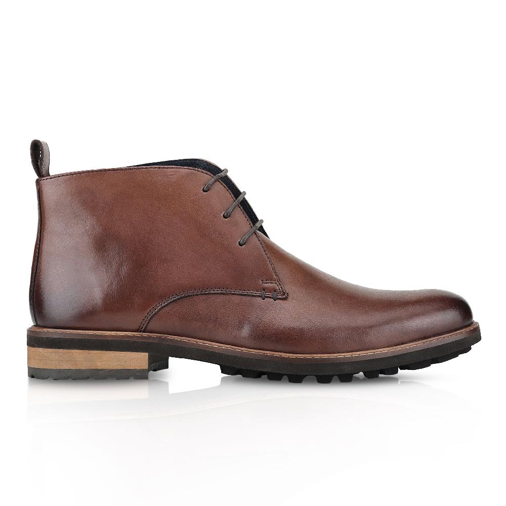 silver street london Leather Chukka Boots