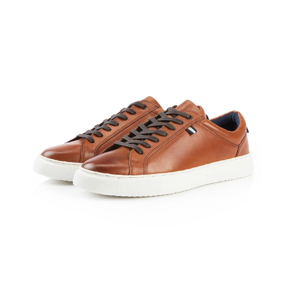 Silver Street London Leather Cup Sole Trainers