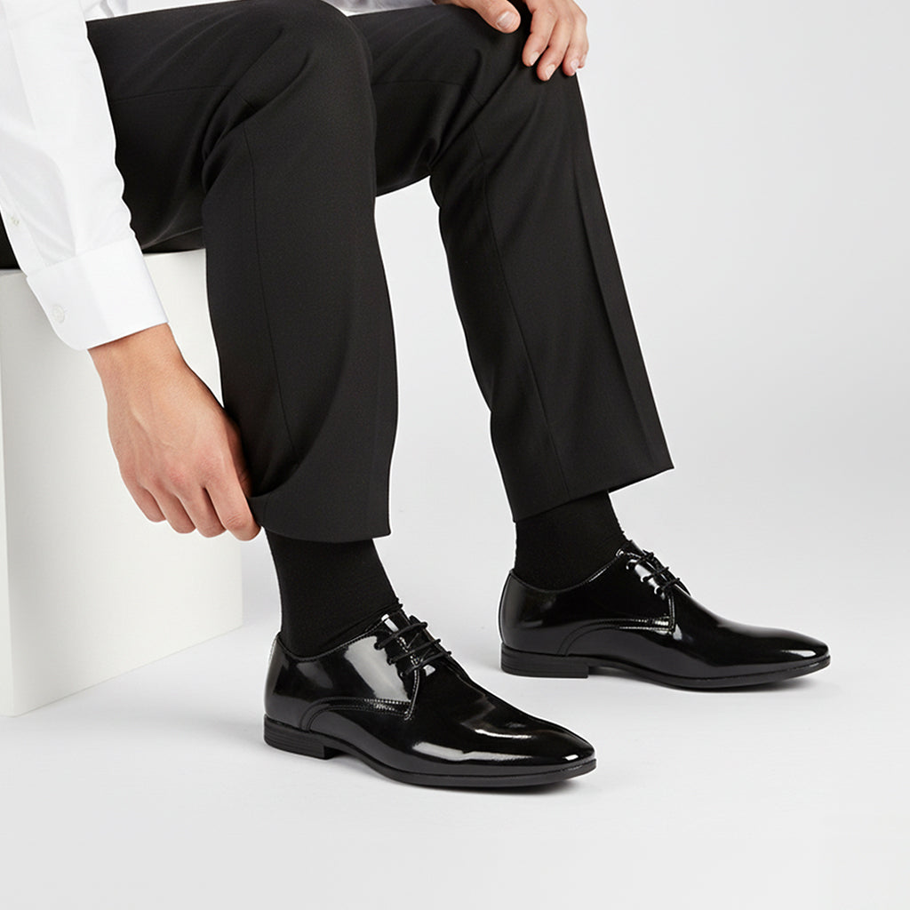Silver Street London Leather Derby Shoes