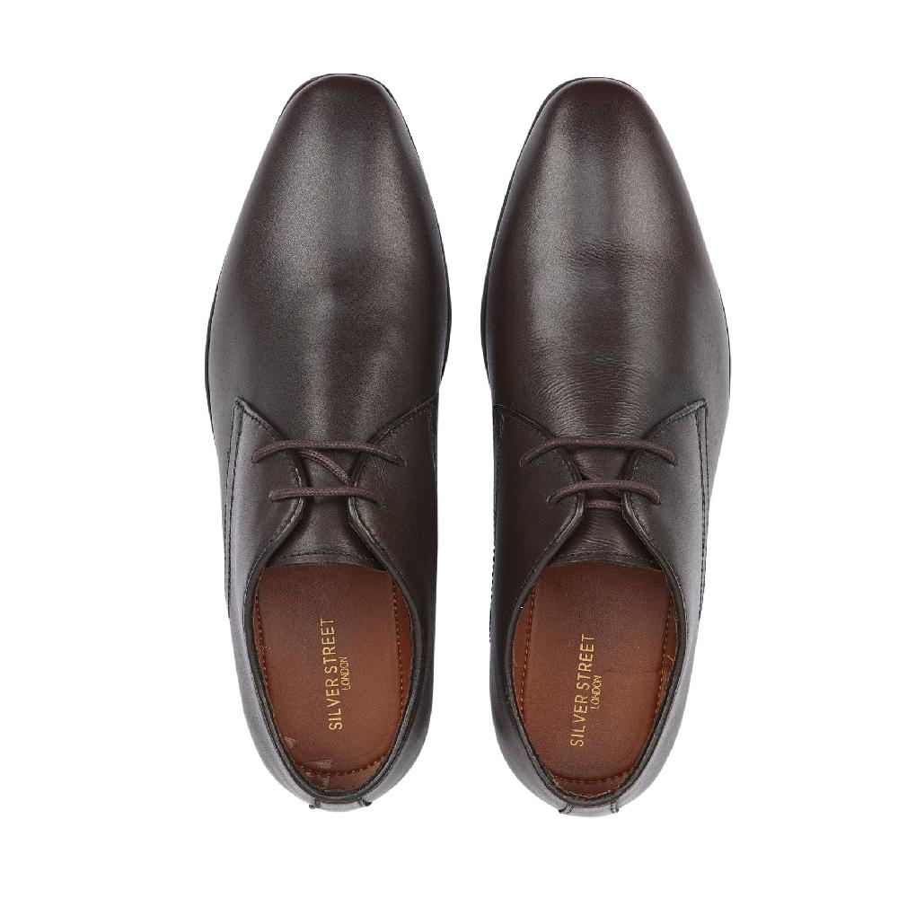Silver Street London Leather Derby Shoes