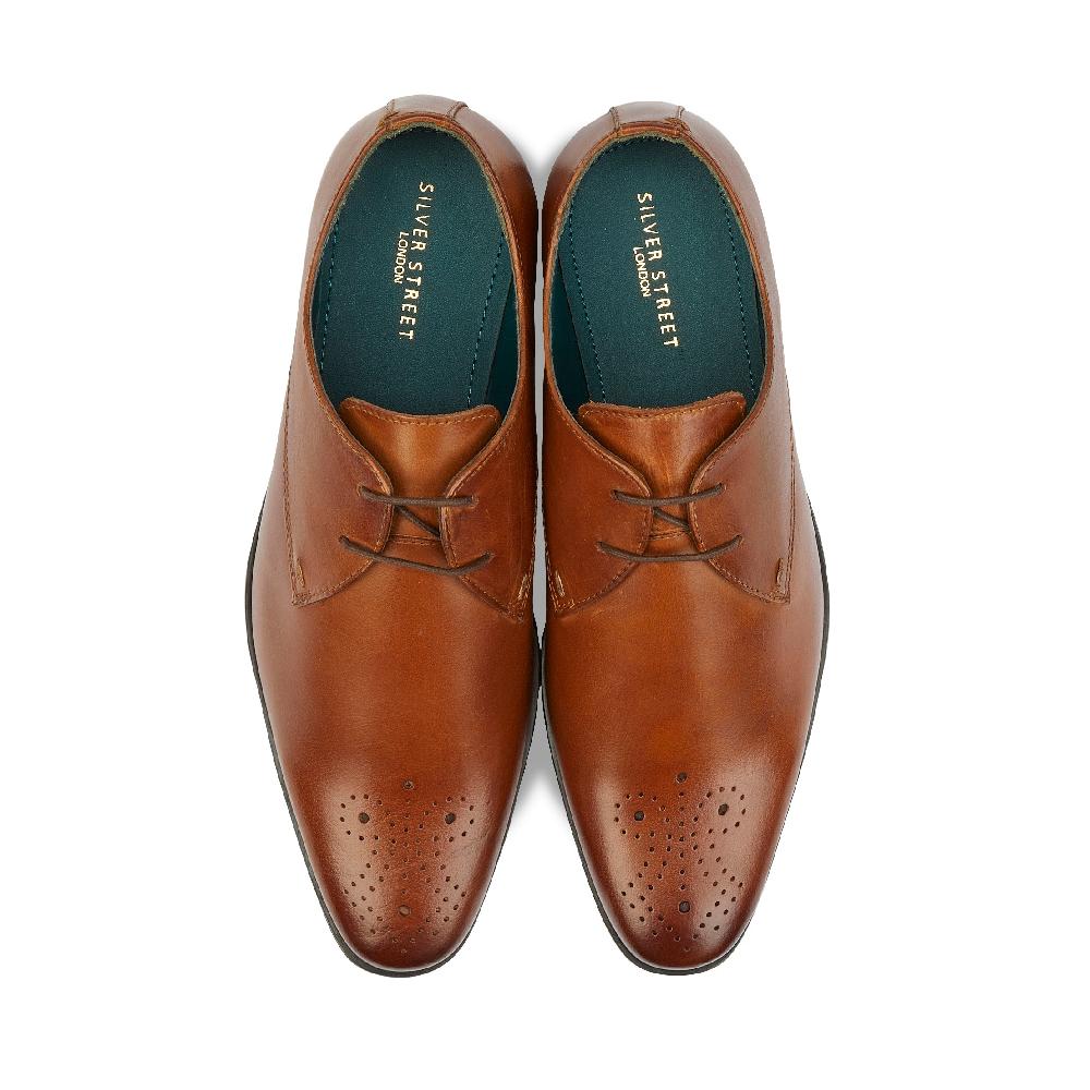 Silver Street London Leather Derby Shoes