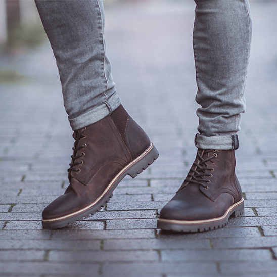 Silver Street London Leather Hiker Boots