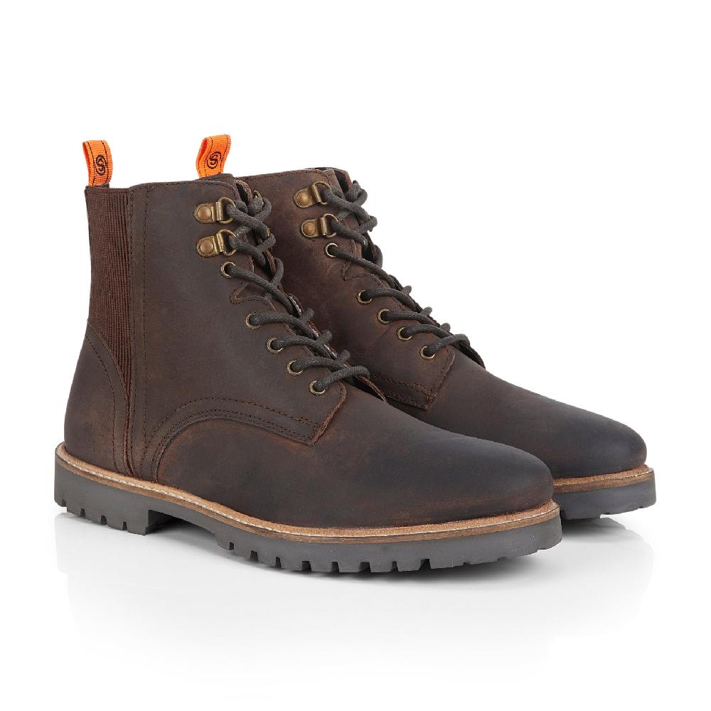 Silver Street London Leather Hiker Boots