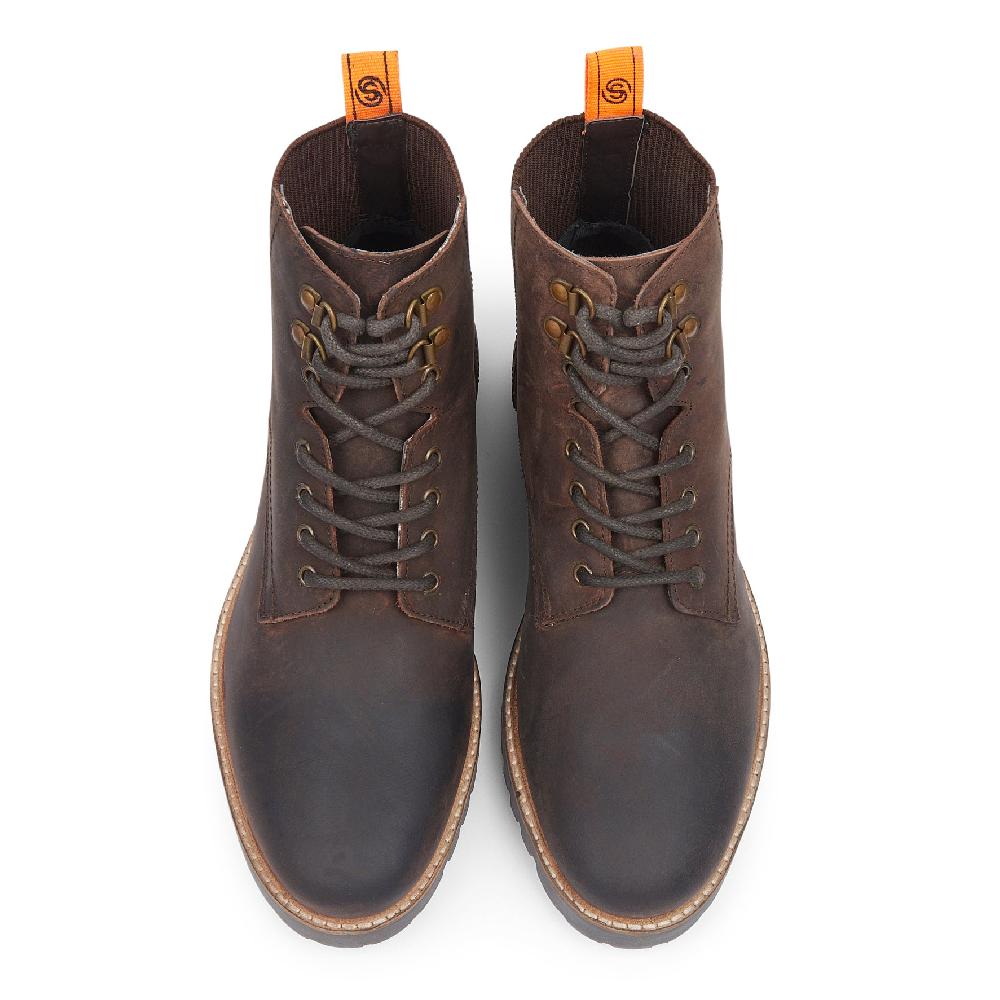 Silver Street London Leather Hiker Boots