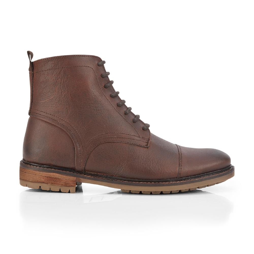 silver street london Leather Lace up Boots