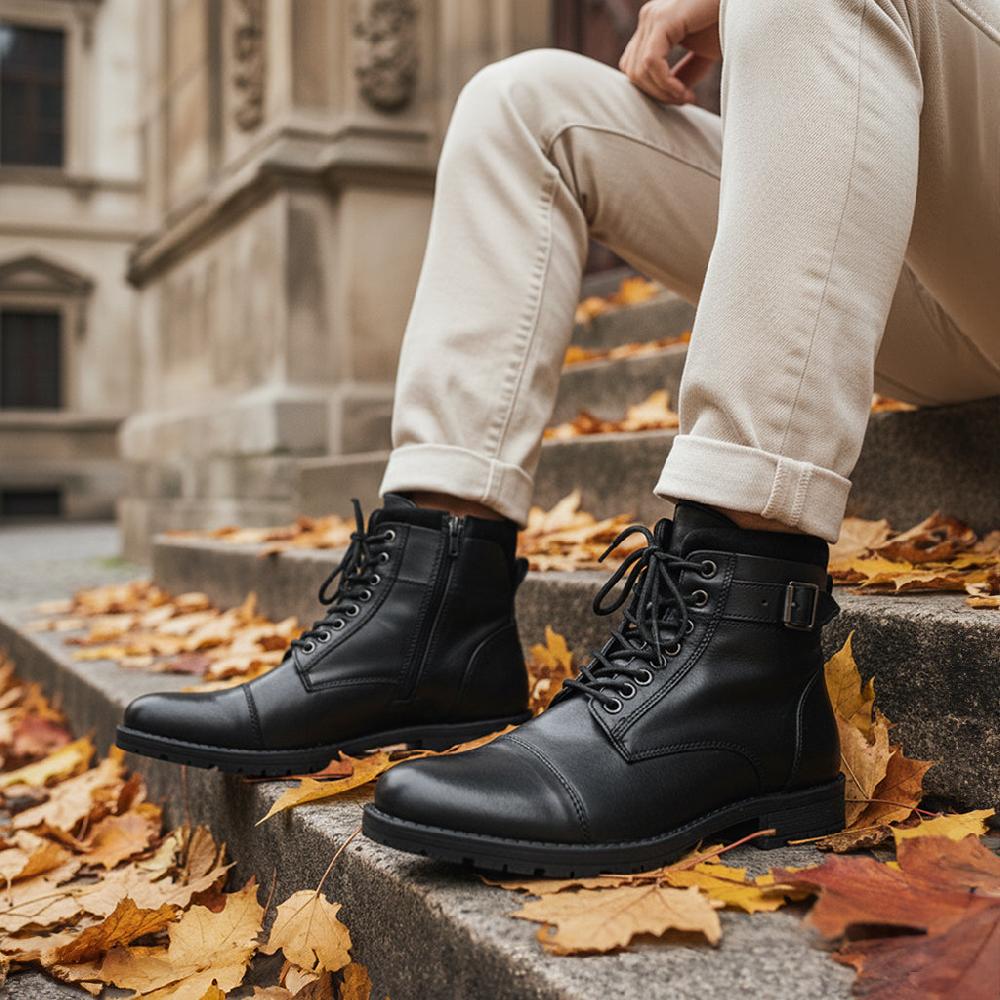 Silver Street London Leather Lace Up Boots