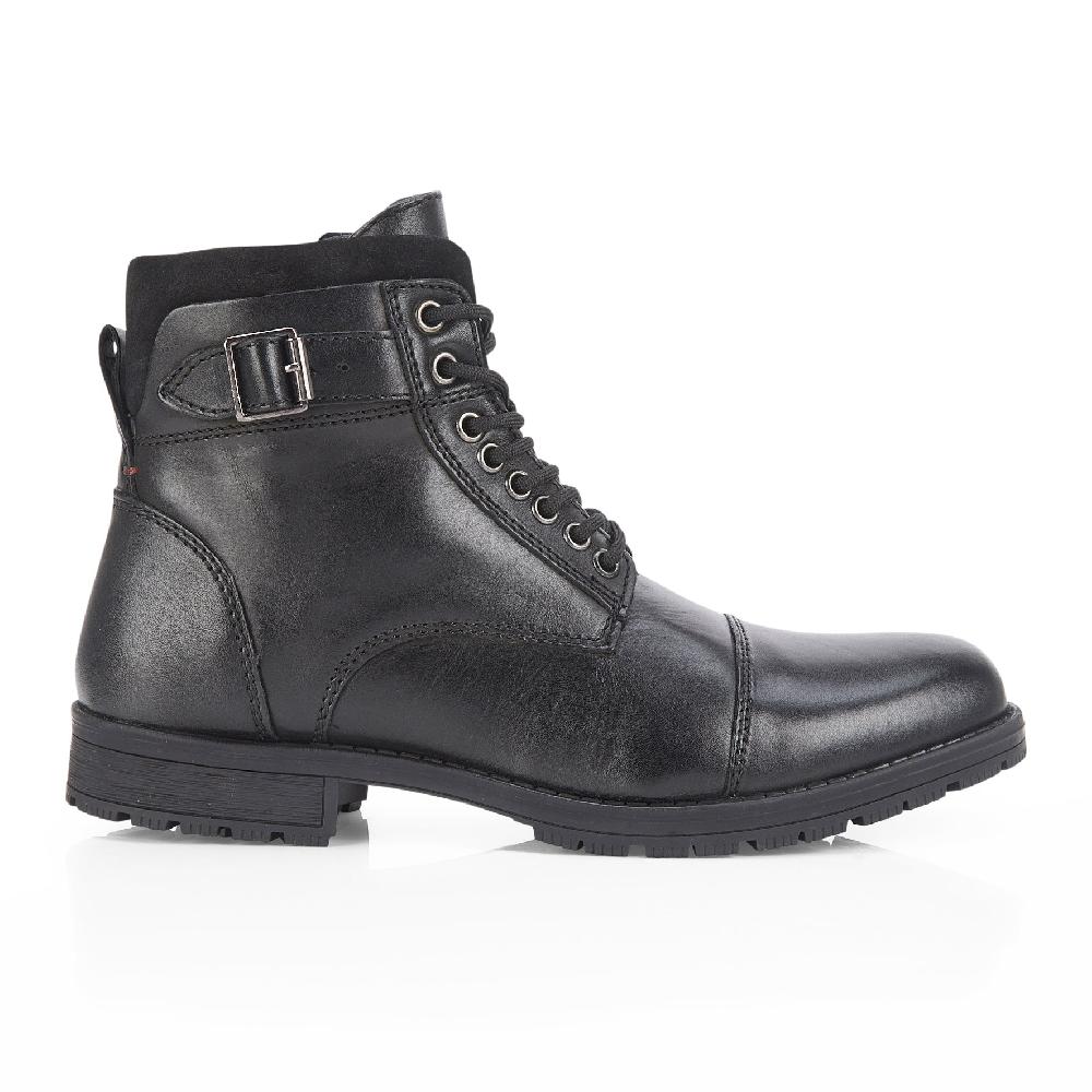 silver street london Leather Lace up Boots