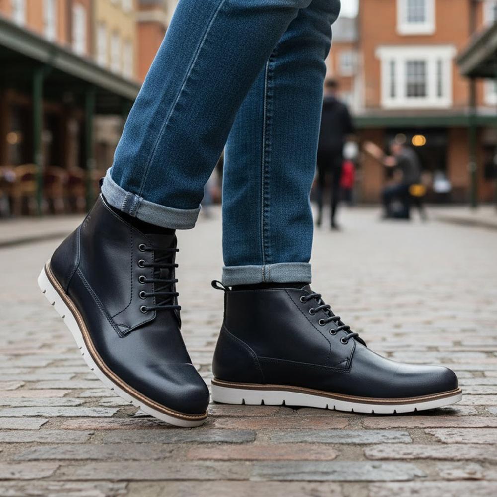 Silver Street London Leather Lace Up Boots