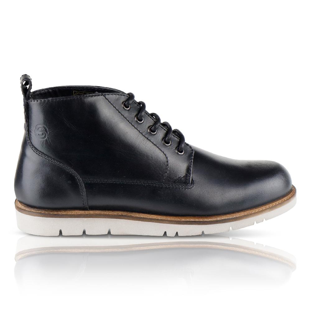 silver street london Leather Lace up Boots