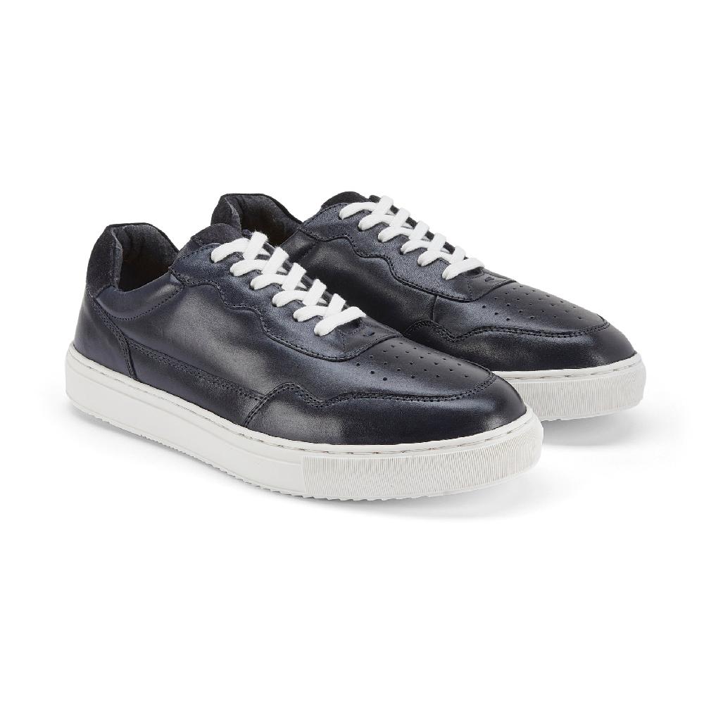 Silver Street London Leather Smart Casual Trainers