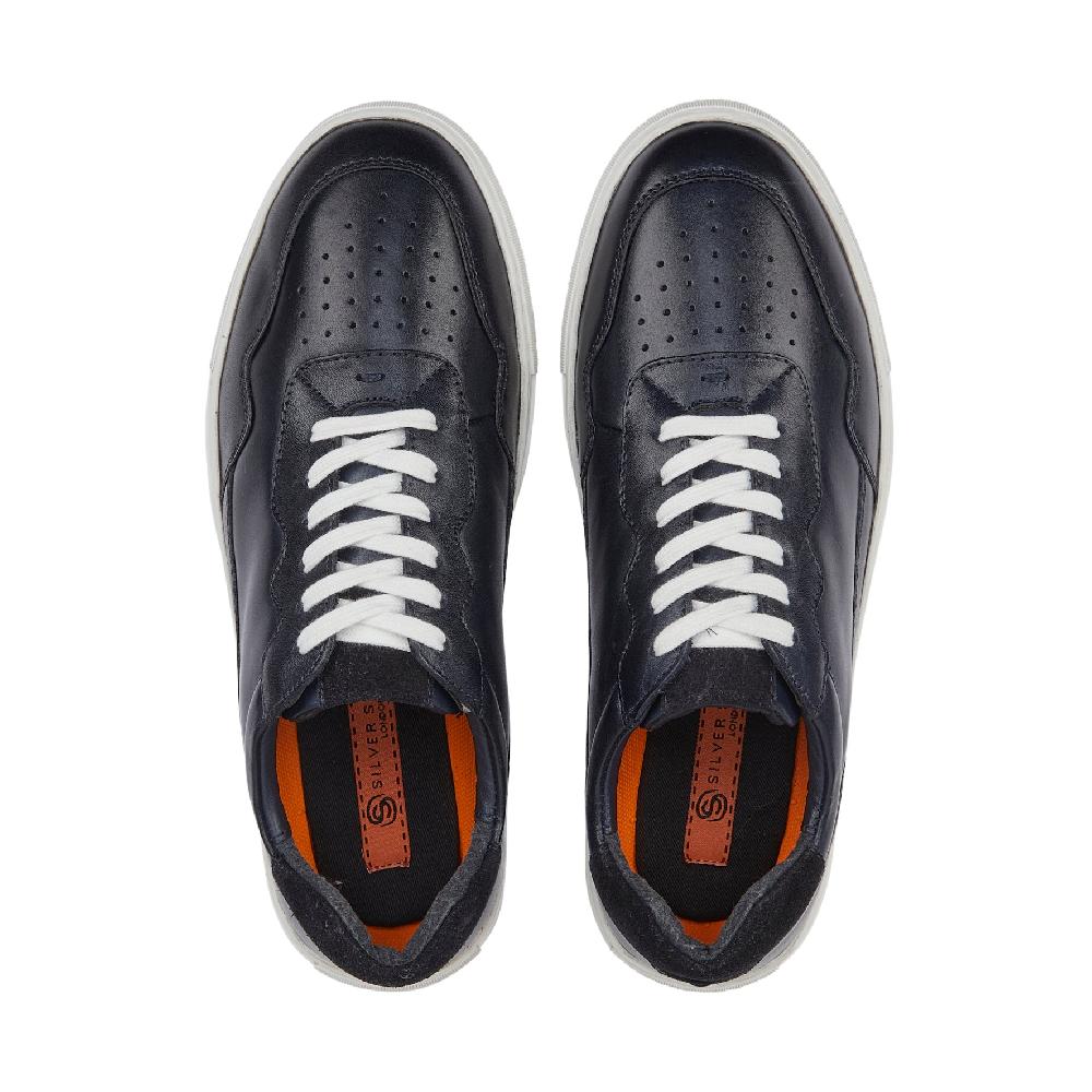 Silver Street London Leather Smart Casual Trainers