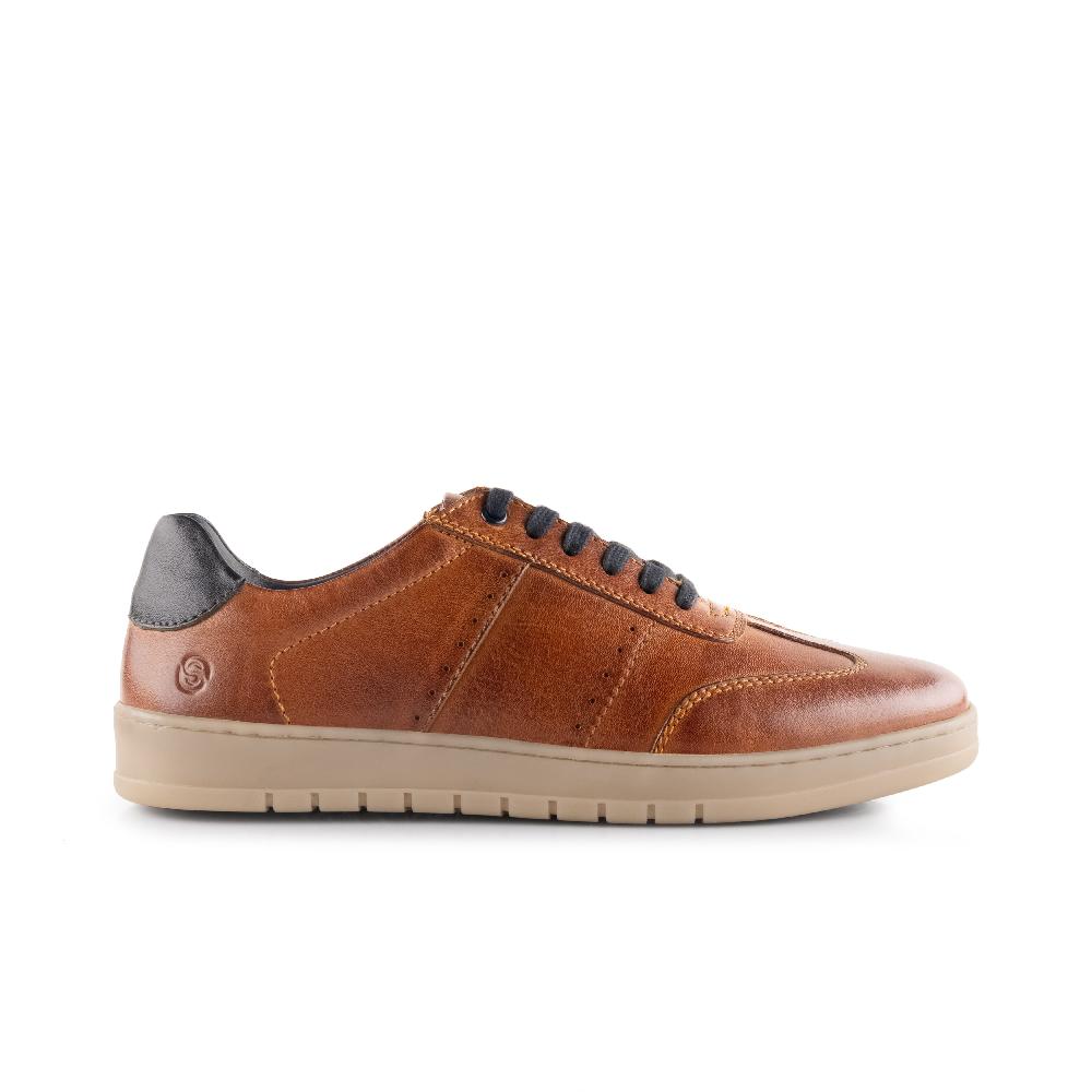 silver street london Leather Smart Casual Trainers