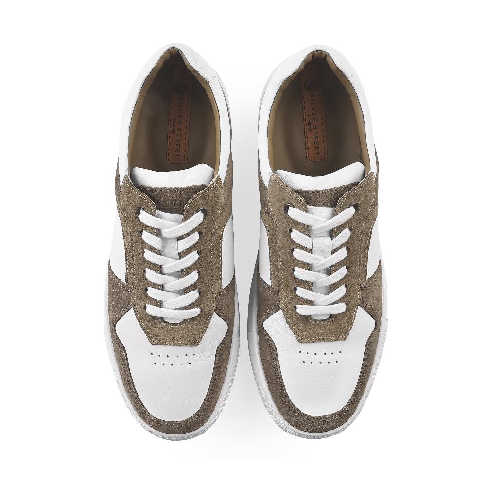 Silver Street London Leather Smart Casual Trainers