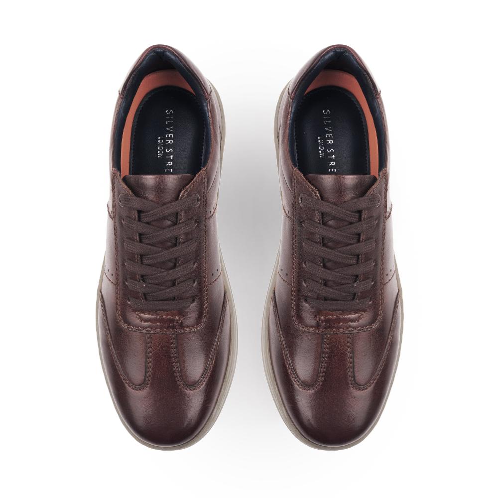 Silver Street London Leather Smart Casual Trainers